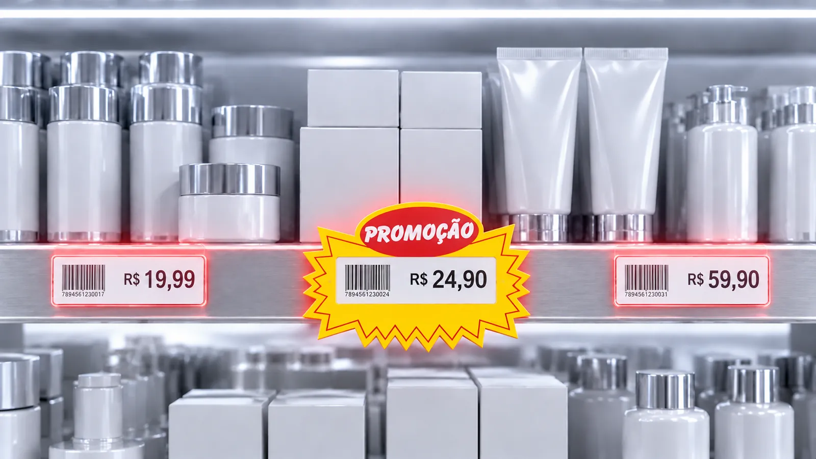 Passado: Remarcar preço custava um turno inteiro